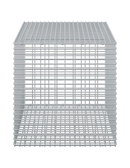 Gabione con filo da 3,5 mm e rete da 5x2,5 cm 50x100x50 cm