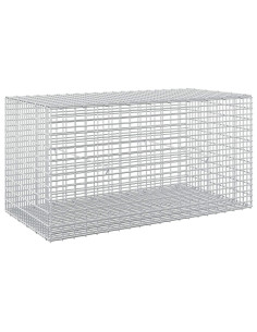 Gabione con filo da 3,5 mm e rete da 5x2,5 cm 100x50x50 cm 2
