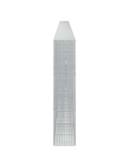 Gabione con filo da 3,5 mm e rete da 5x2,5 cm 1150x30x150 cm