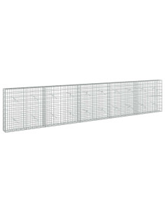 Gabione con Filo da 5 mm e Rete da 5x10 cm 500x20x100 cm 2