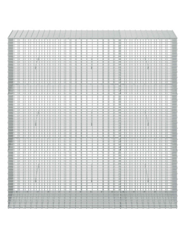 Gabione con Filo da 5 mm e Rete da 5x2,5 cm 150x50x150 cm