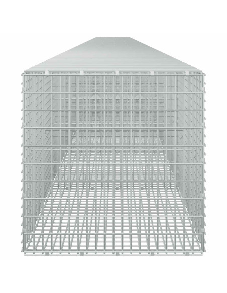 Gabione con Filo da 5 mm e Rete da 5x2,5 cm 1050x50x50 cm