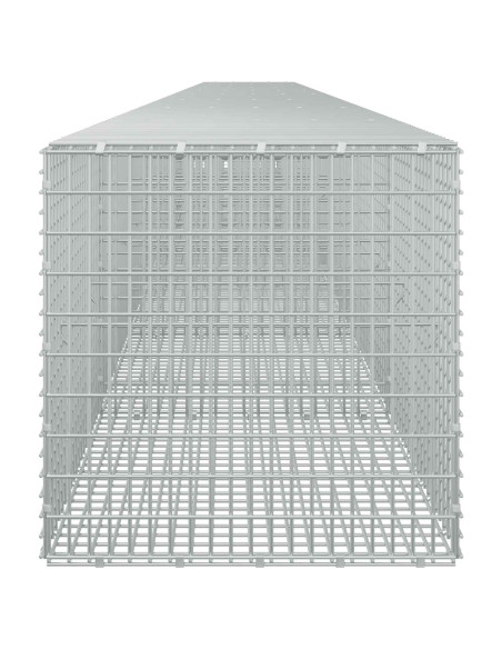 Gabione con Filo da 5 mm e Rete da 5x2,5 cm 850x50x50 cm