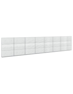 Gabione con Filo da 5 mm e Rete da 5x2,5 cm 750x20x150 cm 2
