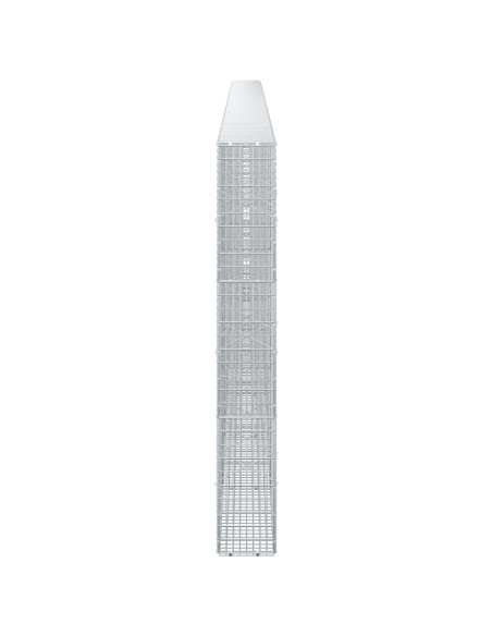 Gabione con Filo da 5 mm e Rete da 5x2,5 cm 750x20x150 cm