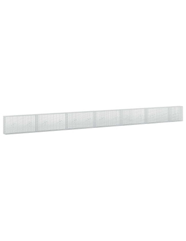 Gabione con Filo da 5 mm e Rete da 5x2,5 cm 650x20x50 cm