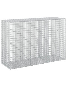 Gabione con Filo da 5 mm e Rete da 5x2,5 cm 150x50x100 cm 2
