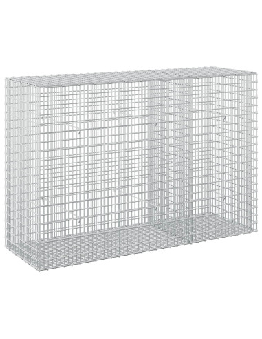 Gabione con Filo da 5 mm e Rete da 5x2,5 cm 150x50x100 cm