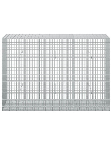 Gabione con Filo da 5 mm e Rete da 5x2,5 cm 150x50x100 cm
