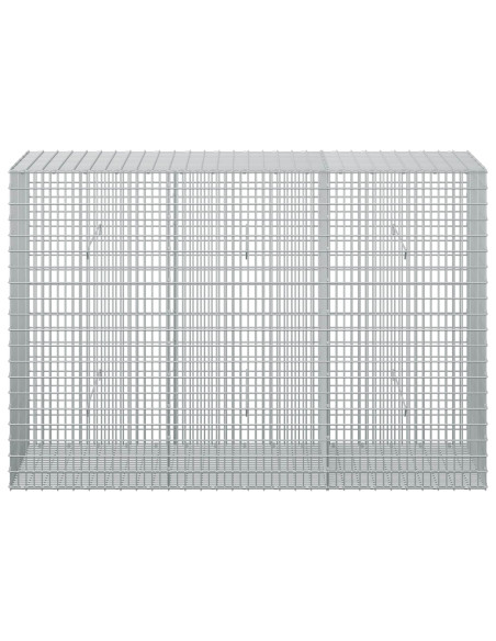 Gabione con Filo da 5 mm e Rete da 5x2,5 cm 150x50x100 cm