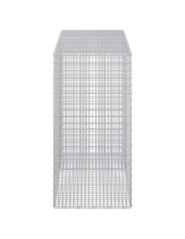 Gabione con Filo da 5 mm e Rete da 5x2,5 cm 150x50x100 cm