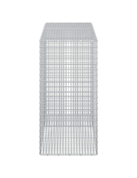Gabione con Filo da 5 mm e Rete da 5x2,5 cm 150x50x100 cm