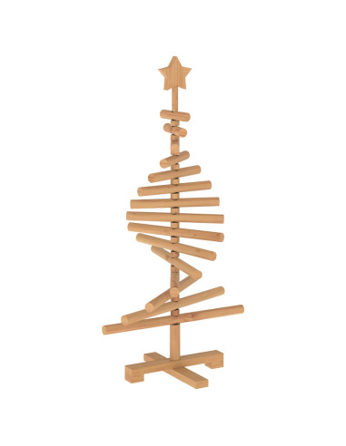 Albero di Natale in legno KOTKA 90 cm Legno Massello di Pino