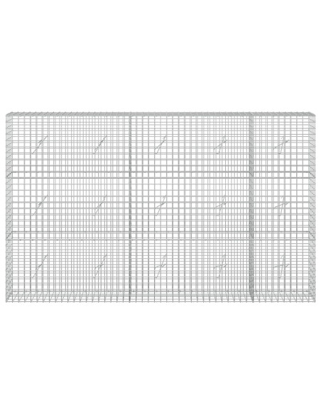 Gabion con Filo da 3,5 mm e Maglia da 5x5 cm 250x20x150 cm
