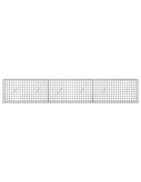Gabion con Filo da 3,5 mm e Maglia da 5x5 cm 300x20x50 cm
