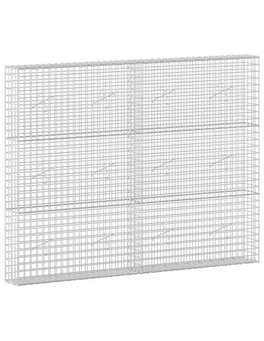 Gabion con Filo da 3,5 mm e Maglia da 5x5 cm 200x20x150 cm