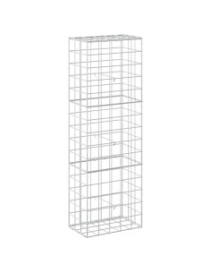 Gabione con filo da 5 mm e rete 10x10 cm 50x30x150 cm 2