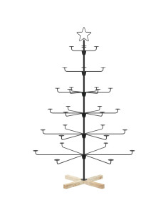 Albero di Natale in Metallo con Supporto KUOPIO 150 cm 2