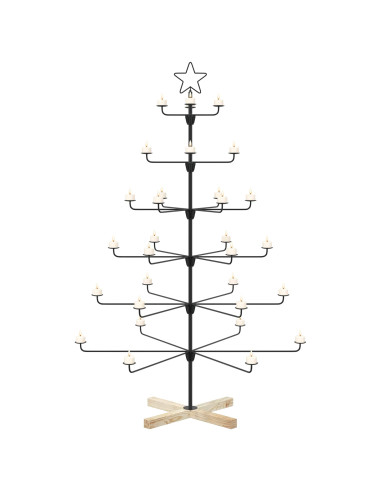 Albero di Natale in Metallo con Supporto KUOPIO 150 cm