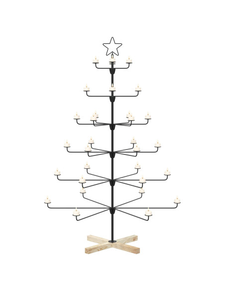 Albero di Natale in Metallo con Supporto KUOPIO 150 cm