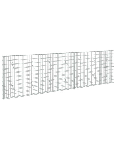 Gabione con Filo da 3,5 mm e Rete da 5x10 cm 350x10x100 cm
