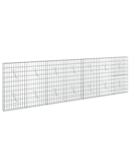 Gabione con Filo da 3,5 mm e Rete da 5x10 cm 350x10x100 cm