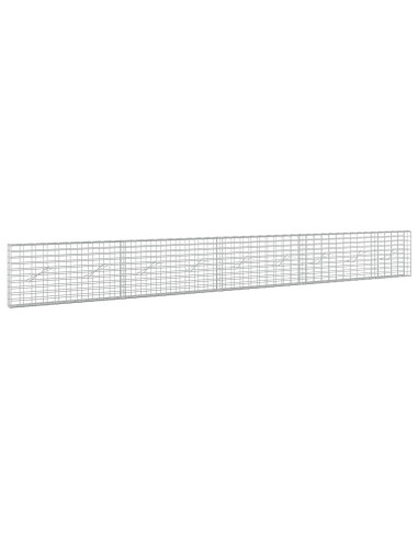 Gabione con Filo da 3,5 mm e Rete da 5x10 cm 450x10x50 cm