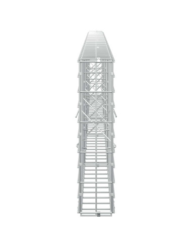 Gabione con Filo da 3,5 mm e Rete da 5x10 cm 450x10x50 cm