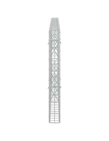 Gabione con Filo da 3,5 mm e Rete da 5x10 cm 300x10x100 cm
