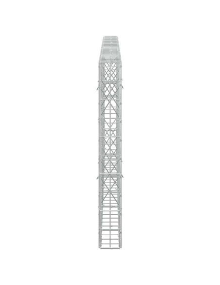 Gabione con Filo da 3,5 mm e Rete da 5x10 cm 300x10x100 cm