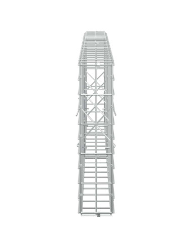 Gabione con Filo da 3,5 mm e Rete da 5x10 cm 200x10x50 cm
