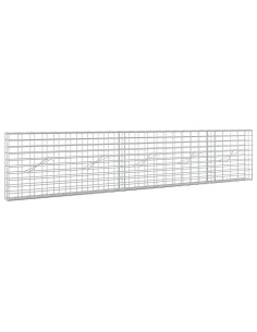 Gabione con Filo da 3,5 mm e Rete da 5x10 cm 250x10x50 cm 2