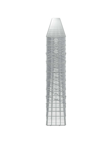 Gabione con Filo da 3,5 mm e Rete da 5x10 cm 1150x20x100 cm