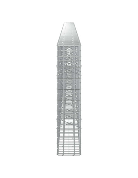 Gabione con Filo da 3,5 mm e Rete da 5x10 cm 1150x20x100 cm