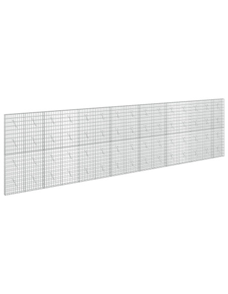 Gabione con Filo da 3,5 mm e Rete da 5x10 cm 750x10x200 cm