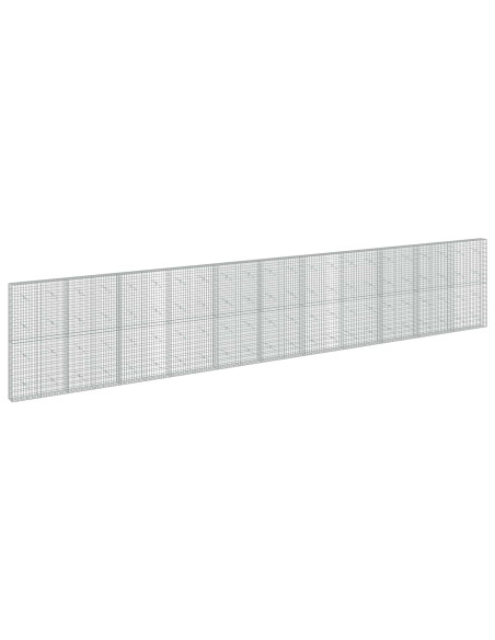 Gabione con Filo da 3,5 mm e Rete da 5x10 cm 1100x20x200 cm