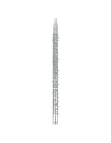 Gabione con Filo da 3,5 mm e Rete da 5x10 cm 1050x10x200 cm