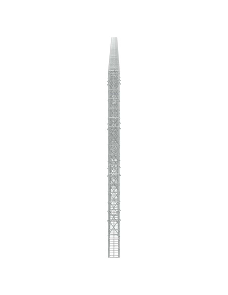 Gabione con Filo da 3,5 mm e Rete da 5x10 cm 1050x10x200 cm