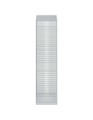 Gabione con filo da 3,5 mm e rete da 5x2,5 cm 50x100x200 cm