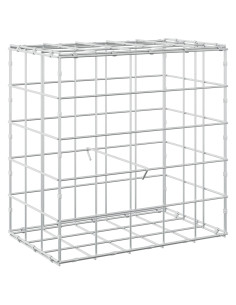 Gabione con filo da 5 mm e rete 10x10 cm 50x30x50 cm 2