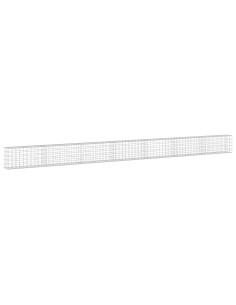 Gabione con filo da 5 mm e rete 10x10 cm 700x30x50 cm 2
