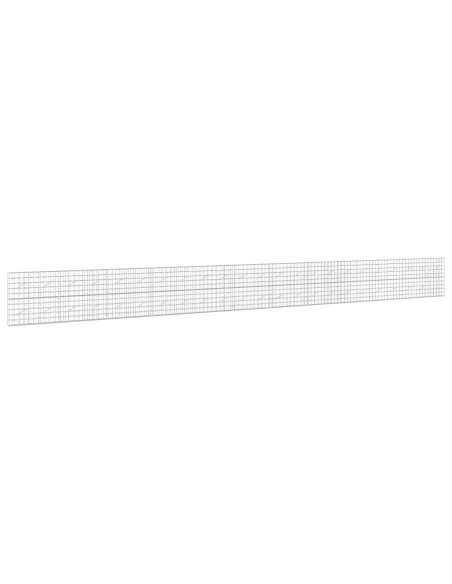 Gabione con Filo da 3,5 mm e Rete da 10x10 cm 1150x10x100 cm