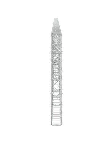 Gabione con Filo da 3,5 mm e Rete da 10x10 cm 1150x10x100 cm