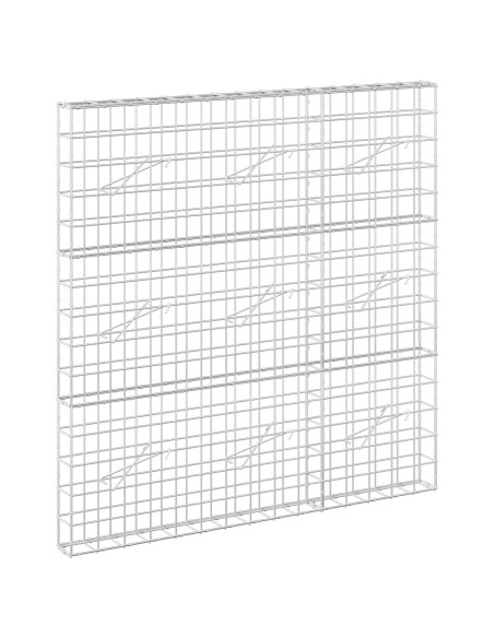 Gabione con Filo da 3,5 mm e Rete da 10x10 cm 150x10x150 cm