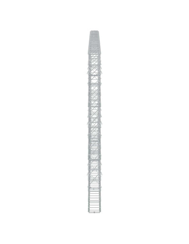 Gabione con Filo da 3,5 mm e Rete da 10x10 cm 450x10x150 cm