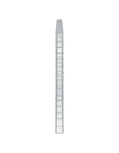 Gabione con Filo da 3,5 mm e Rete da 10x10 cm 450x10x150 cm