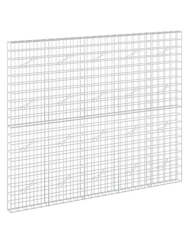 Gabione con Filo da 3,5 mm e Rete da 10x10 cm 250x10x200 cm