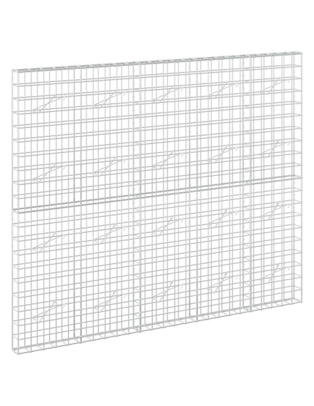 Gabione con Filo da 3,5 mm e Rete da 10x10 cm 250x10x200 cm