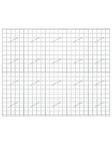Gabione con Filo da 3,5 mm e Rete da 10x10 cm 250x10x200 cm