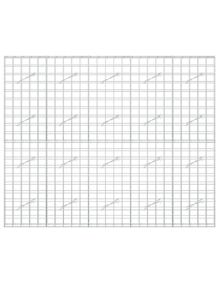 Gabione con Filo da 3,5 mm e Rete da 10x10 cm 250x10x200 cm